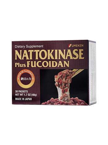 Nattokinase (plus Fucoidan) / 2 mth supply (30 packets)