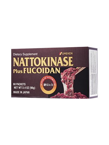 Nattokinase (plus Fucoidan) / 2 mth supply (60 packets)