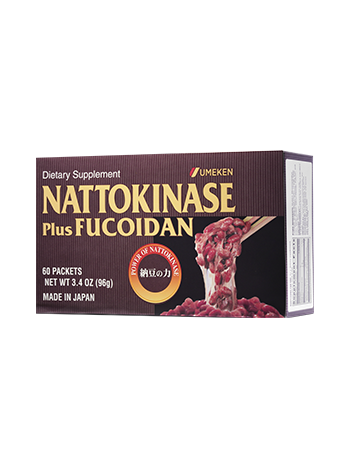 Nattokinase (plus Fucoidan) / 2 mth supply (60 packets) Product Image