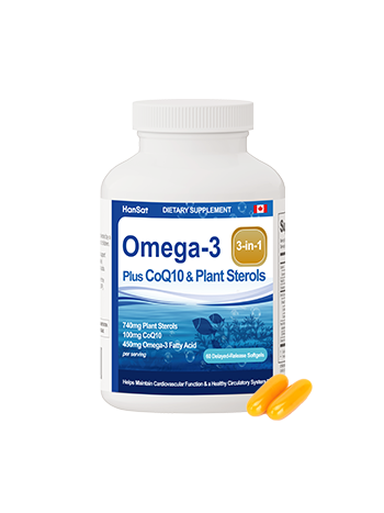 Omega3 + CoQ10 (60 Softgels) Product Image