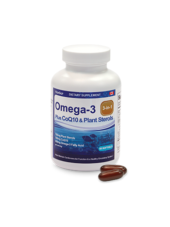 Omega3 + CoQ10 (60 Softgels) Product Image