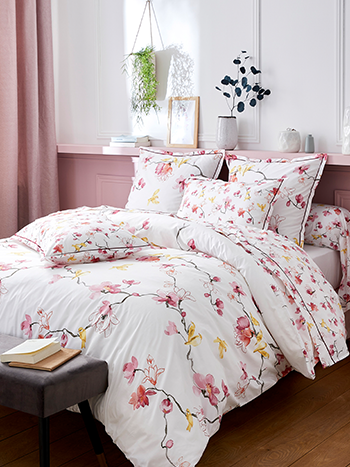 [Sonnobella] Premium Goose Down BeddingTwin/Elisa Rose(Duvet Cover + 1 Pillowcases)