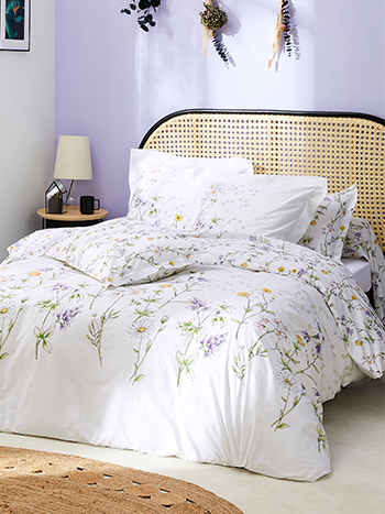 [Sonnobella] Premium Goose Down BeddingKing/Foliflora(Duvet Cover + 2 Pillowcases)
