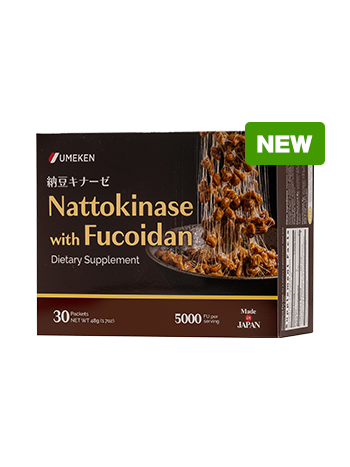 Nattokinase (plus Fucoidan) / 2 mth supply (30 packets) Product Image