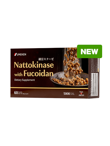 Nattokinase (plus Fucoidan) / 2 mth supply (60 packets) Product Image