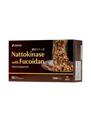 Nattokinase (plus Fucoidan) / 2 mth supply (60 packets) Product Image