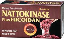 Nattokinase (plus Fucoidan) / 2 mth supply (60 packets)