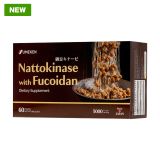 Nattokinase (plus Fucoidan) / 2 mth supply (60 packets)