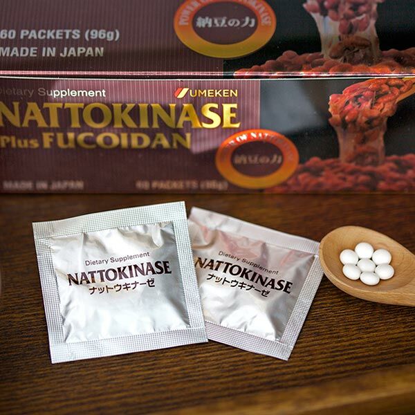 Nattokinase (plus Fucoidan) / 2 mth supply (60 packets)