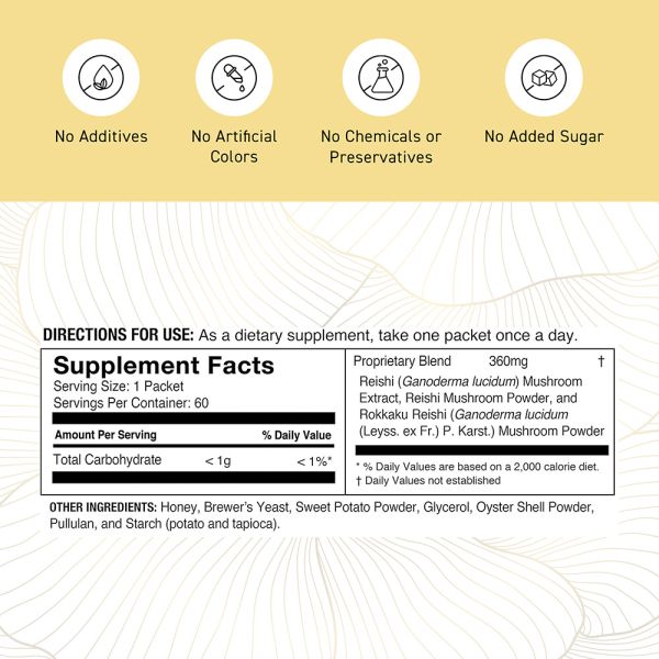 Reishi Extract Balls / 2 mth supply (60 packets)