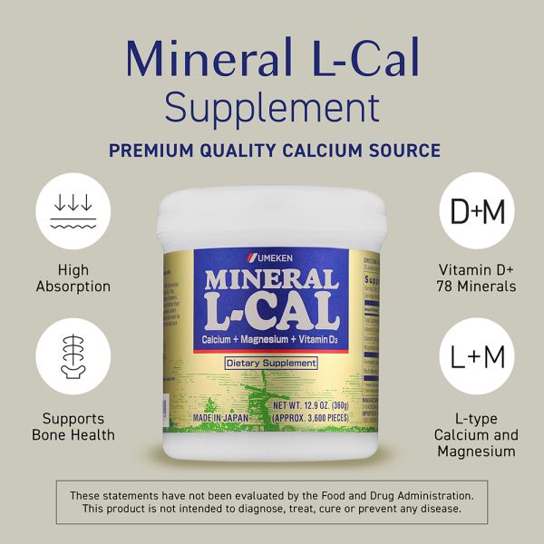 Mineral L-Calcium / 6 mth supply (3,600 balls)
