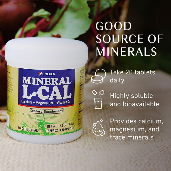Mineral L-Calcium / 6 mth supply (3,600 balls)