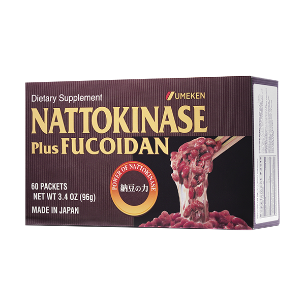 Nattokinase (plus Fucoidan) / 2 mth supply (60 packets)