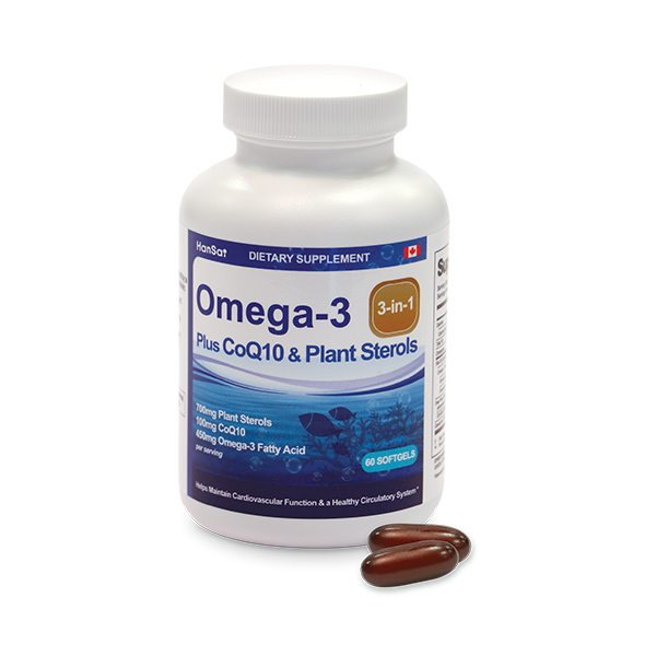 Omega3 + CoQ10 / 1 mth supply (60 tablets)