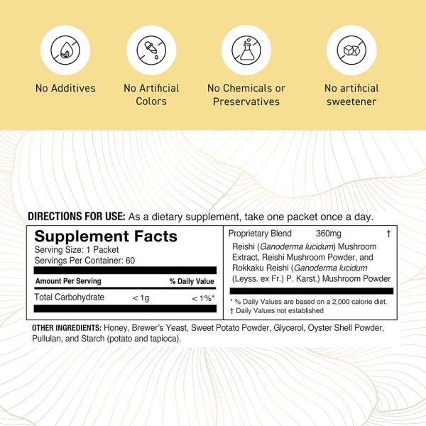 Reishi Extract Balls / 2 mth supply (60 packets)