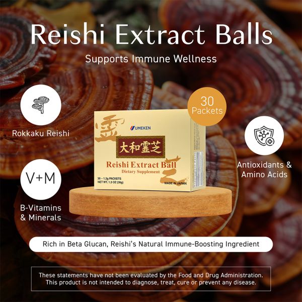 Reishi Extract Balls / 1 mth supply (30 packets)