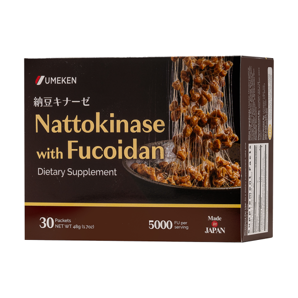 Nattokinase (plus Fucoidan) / 1 mth supply (30 packets)