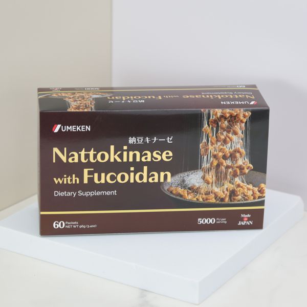 Nattokinase (plus Fucoidan) / 2 mth supply (60 packets)