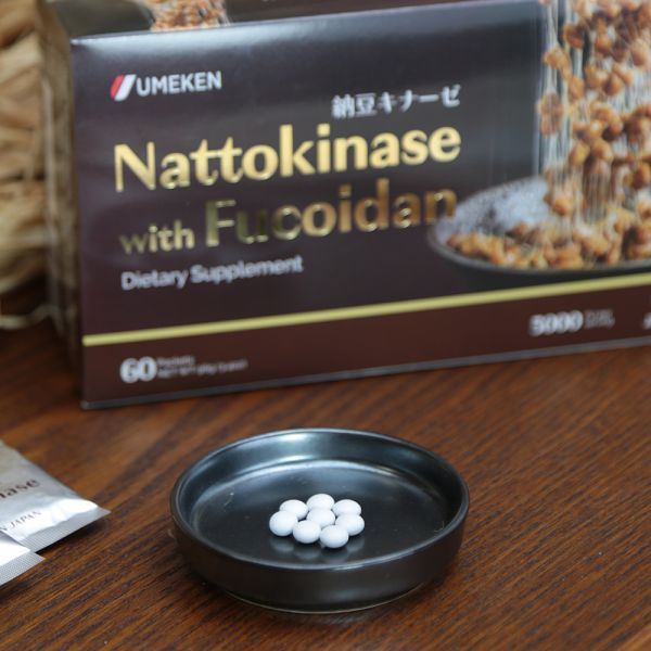 Nattokinase (plus Fucoidan) / 2 mth supply (60 packets)